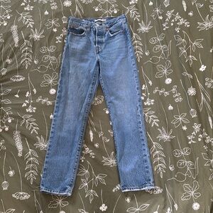 Levi's Blue Straight Leg Women's Jeans